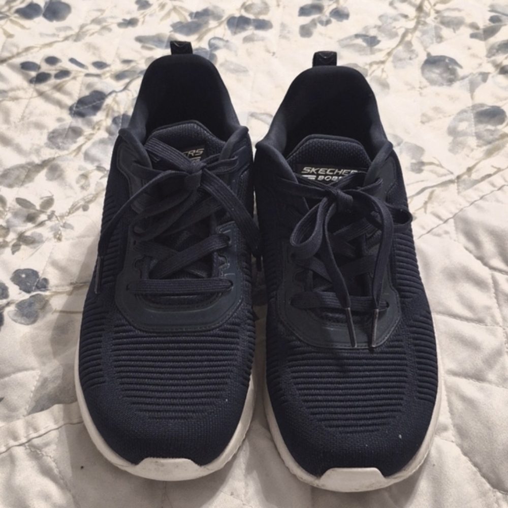 Skechers Dark Blue Athletic Shoes
